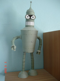 paper futurama battlestar galactica