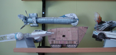 paper futurama battlestar galactica